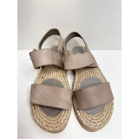 Eileen Fisher Sandals Womens Size 6 Gray Slingback Espadrille Shoes - Picture 3 of 7